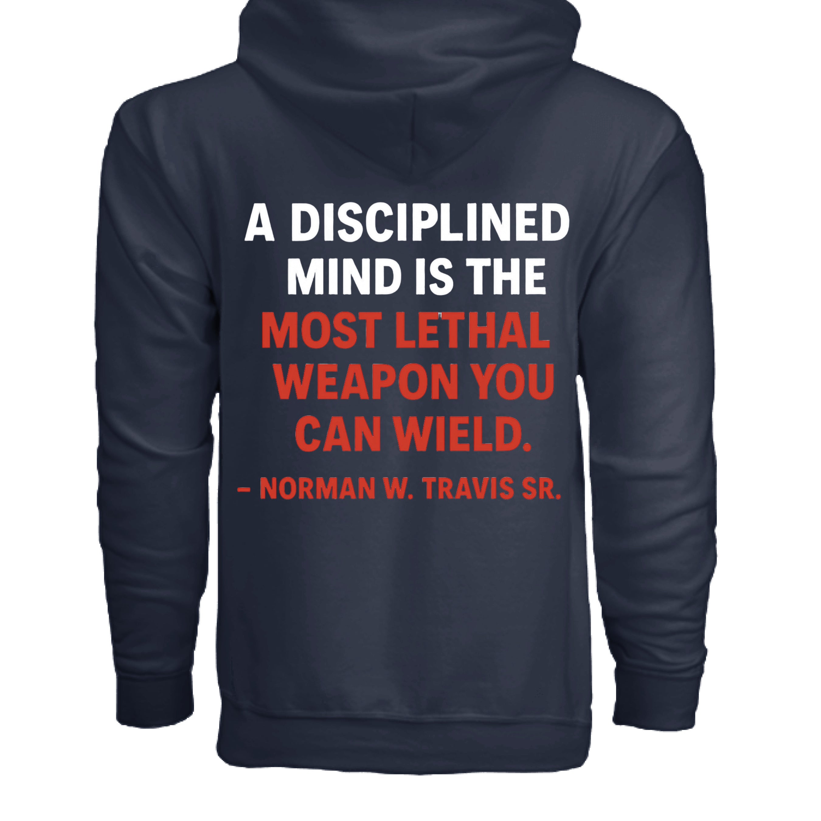 My Mind is My Weapon Zippered Hoodie - TEEDRACustom Hoodie