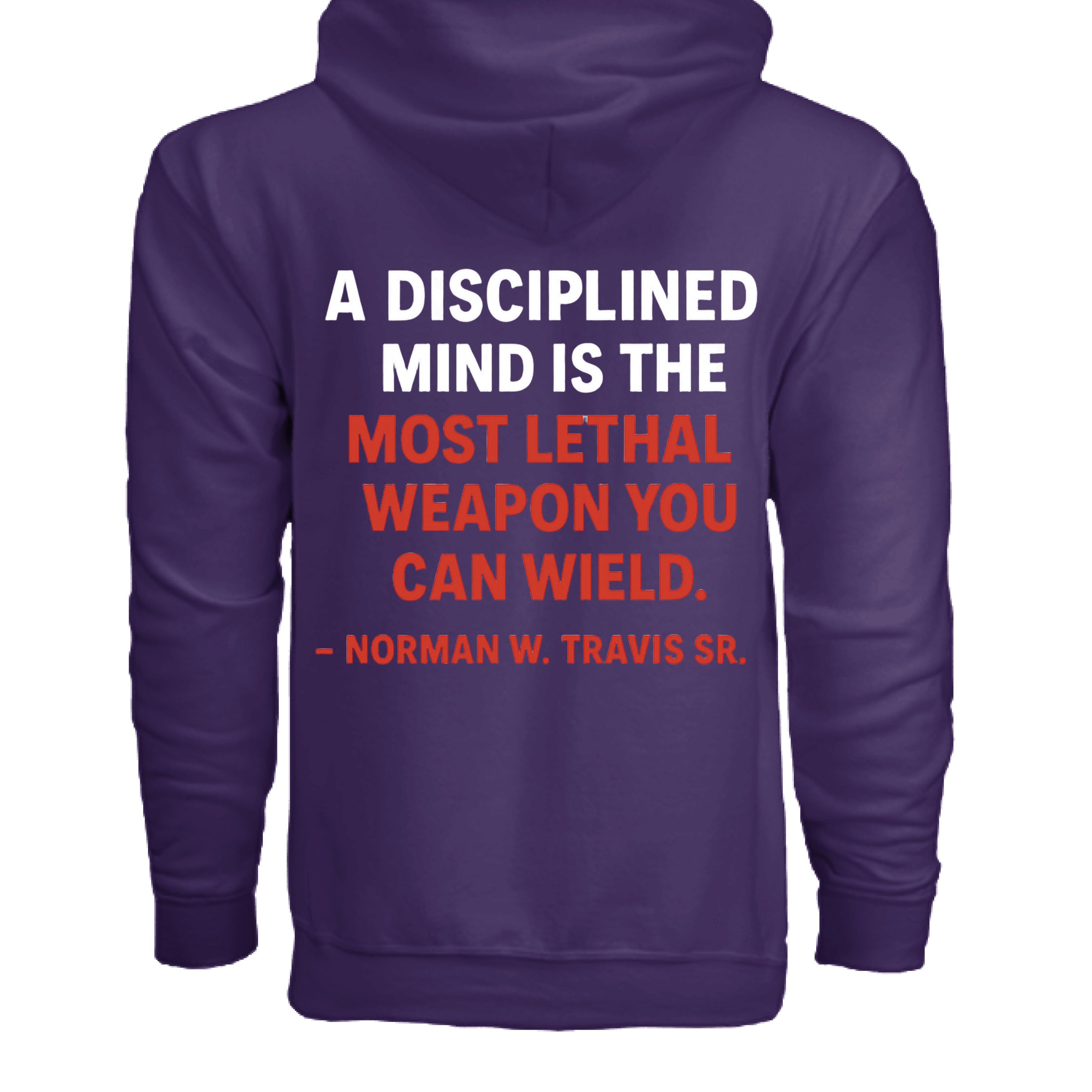 My Mind is My Weapon Zippered Hoodie - TEEDRACustom Hoodie