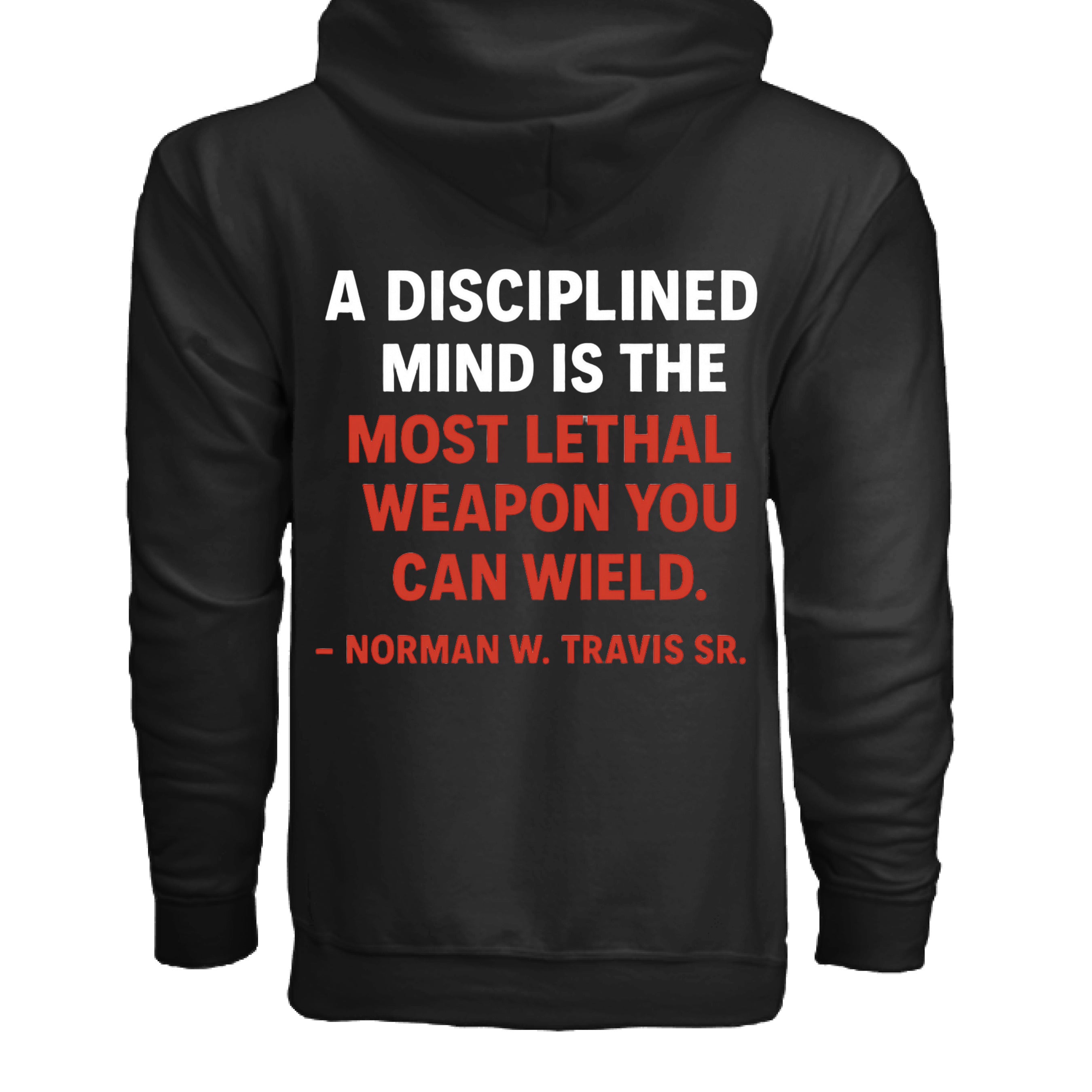My Mind is My Weapon Zippered Hoodie - TEEDRACustom Hoodie