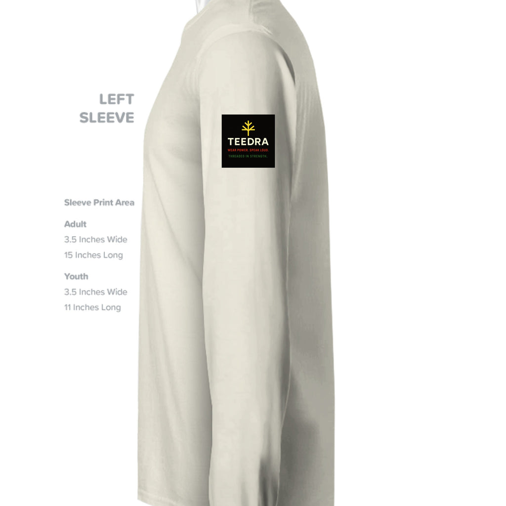 Built on the shoulders of Giants Long - Sleeve Tee - TEEDRACustom tee shirt long sleeve