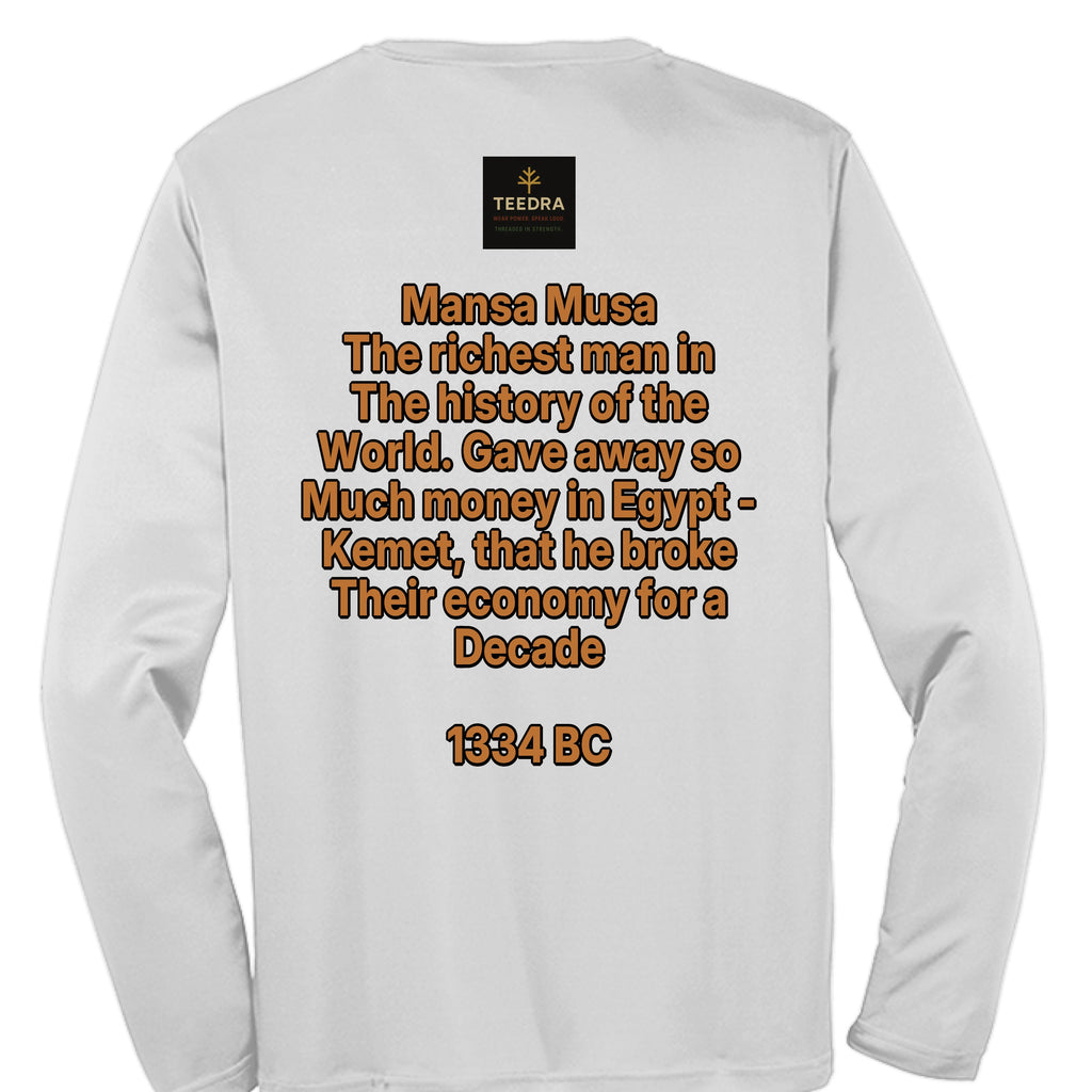 Mansa Musa - TEEDRACustom tee shirt long sleeve