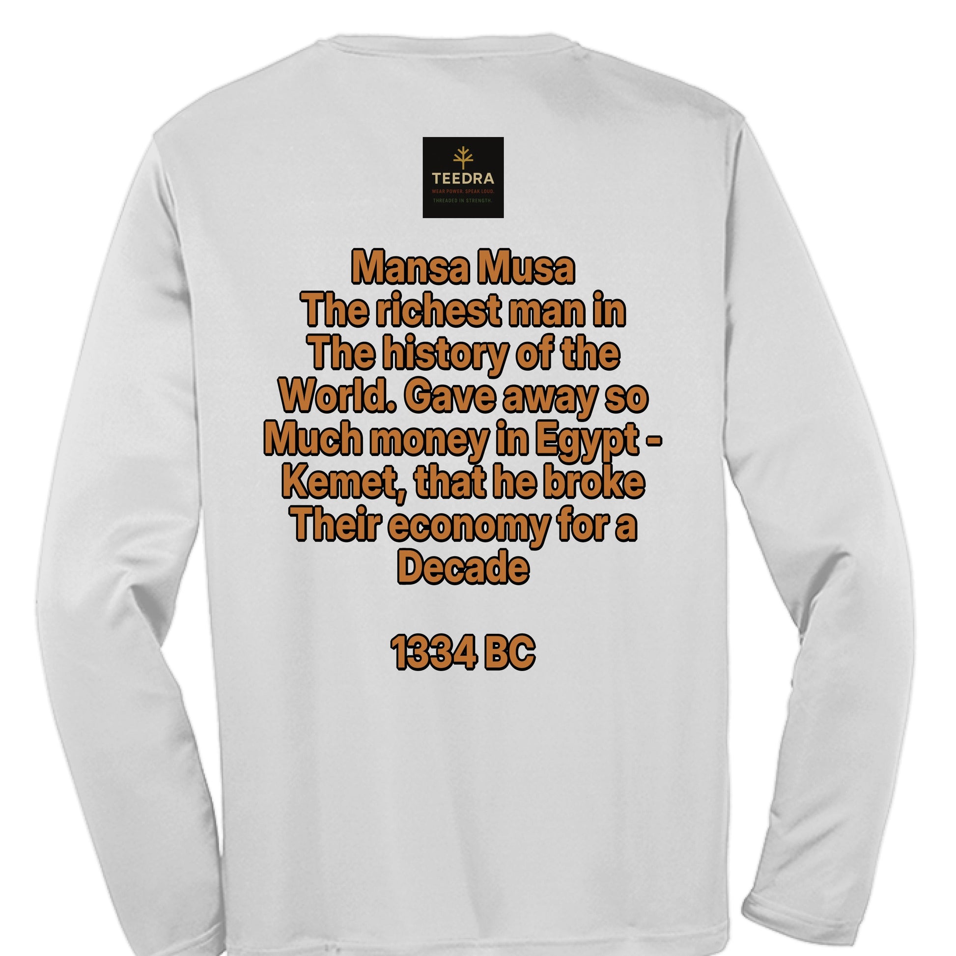 Mansa Musa - TEEDRACustom tee shirt long sleeve