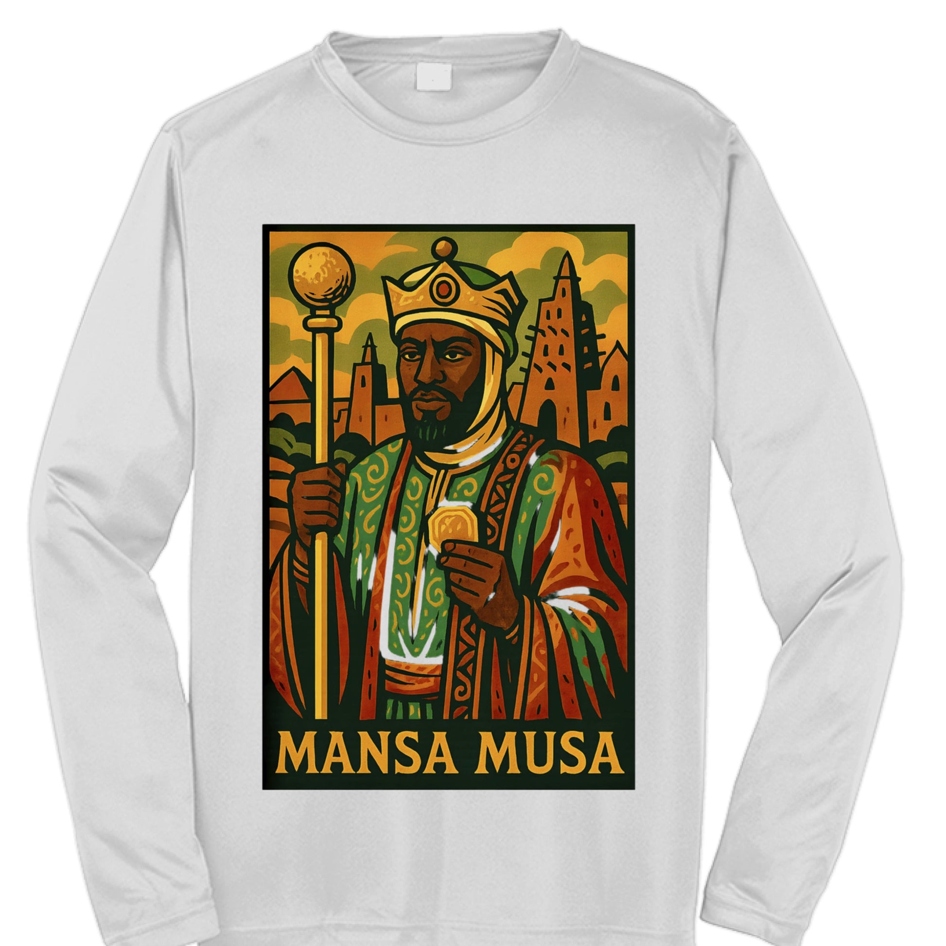 Mansa Musa - TEEDRACustom tee shirt long sleeve