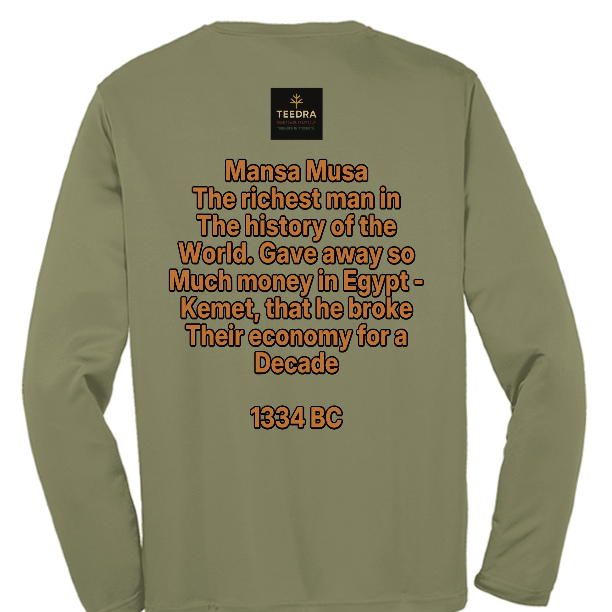 Mansa Musa - TEEDRACustom tee shirt long sleeve