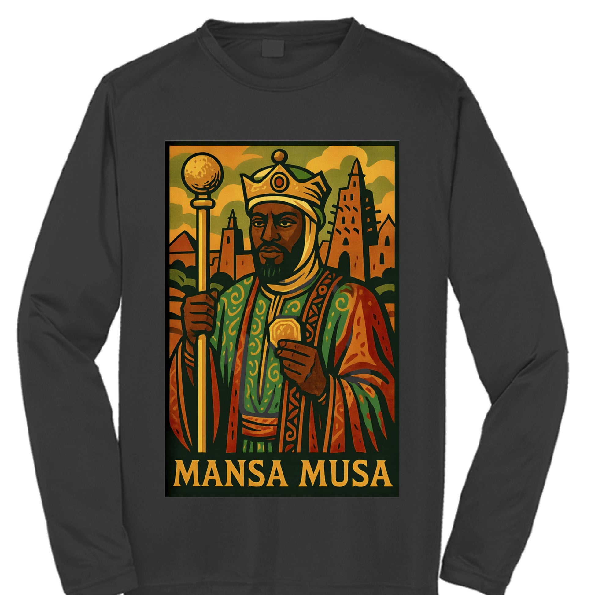 Mansa Musa - TEEDRACustom tee shirt long sleeve