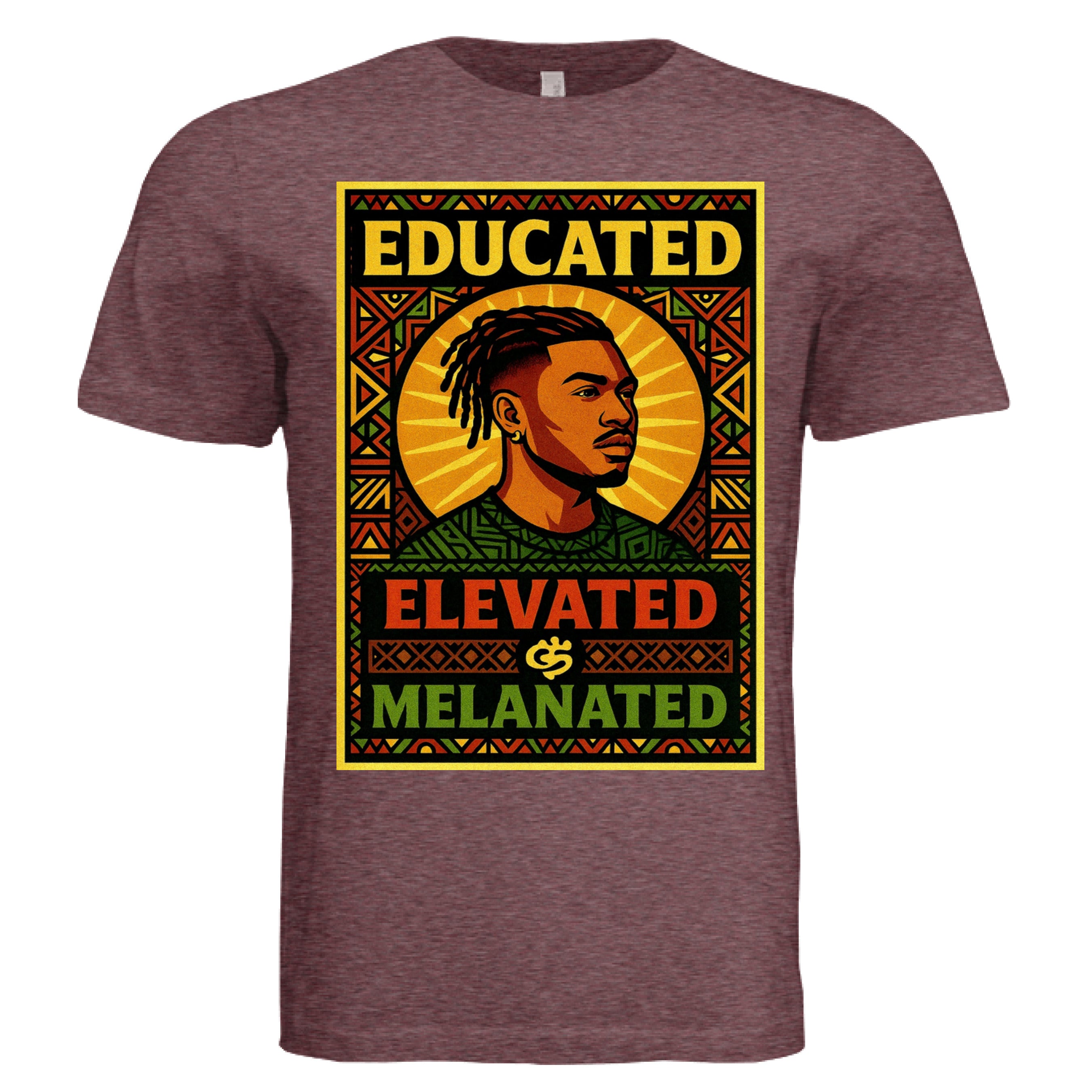 MAROON TRIBLEND - FRONT