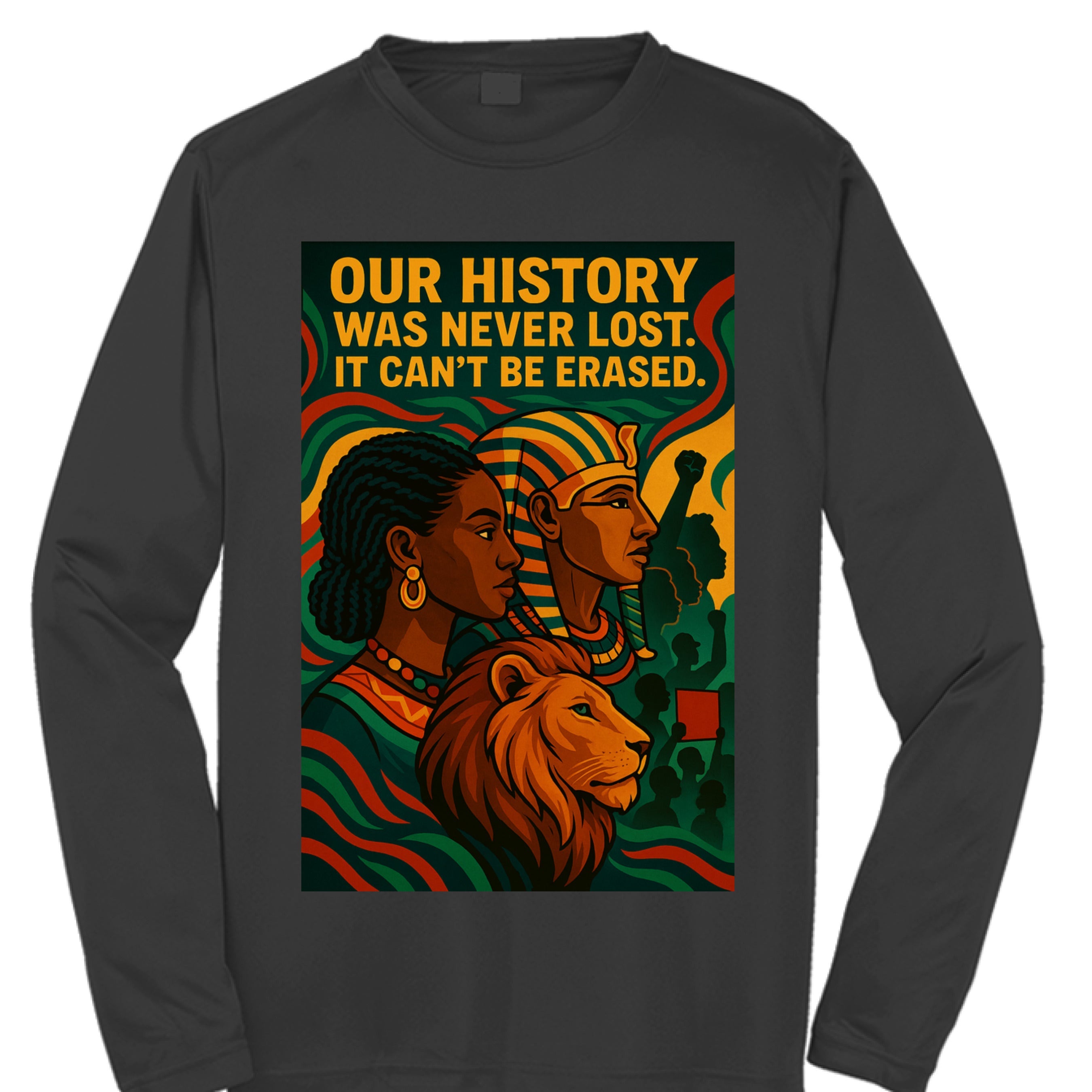 Our History was Never Lost T-Shirt - TEEDRACustom tee shirt long sleeve