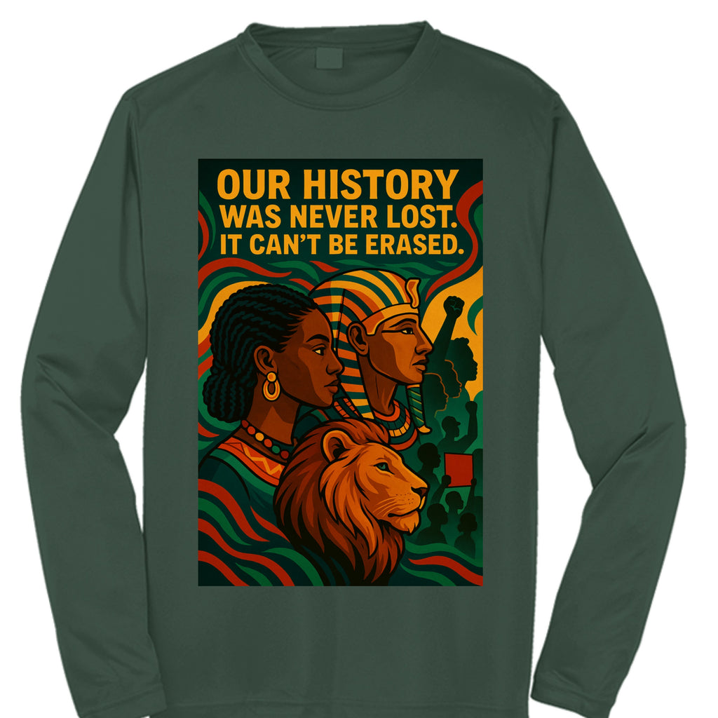 Our History was Never Lost T-Shirt - TEEDRACustom tee shirt long sleeve
